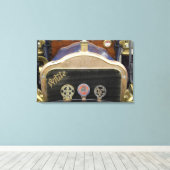 Europa, Ierland, Dublin. auto, wit Canvas Afdruk (Insitu (Houten vloer))