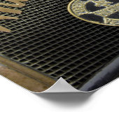 Europa, Ierland, Dublin.  auto, wit Poster (Hoek)