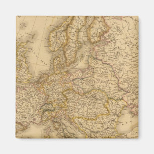 Europa in 1789 magneet