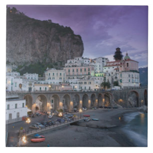 Europa, Italië, Campanië (kust van Amalfi) Atran Tegeltje