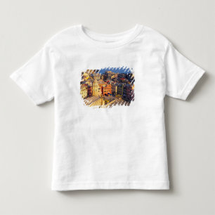 Europa, Italië, Cinque Terre. Dorp Vernazza Kinder Shirts