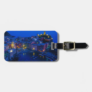 Europa, Italië, Cinque Terre, Vernazza. Heuvelacht Bagagelabel