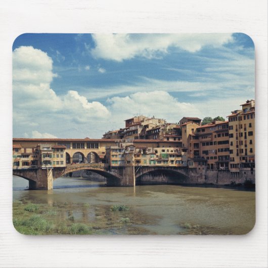 Europa, Italië, Florence. De Ponte Vecchio Muismat (Voorkant)