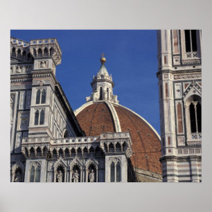 Europa, Italië, Florence. Domkathedraal Poster