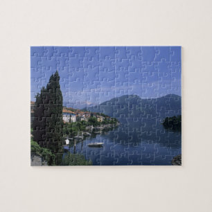 Europa, Italië, Meer van Como, Tremezzo. Noordelij Legpuzzel