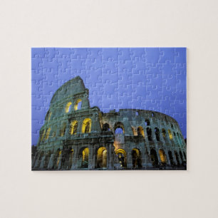 Europa, Italië, Rome. Avondzicht van de Legpuzzel