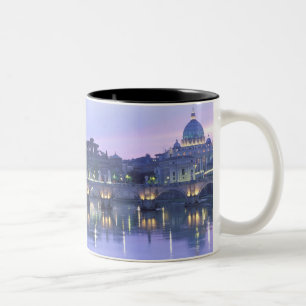 Europa, Italië, Rome, Vaticaanstad. Sint-Pieter & Tweekleurige Koffiemok