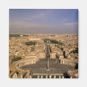 Europa, Italië, Rome, Vaticaanstad. Uitzicht vanaf Magneet