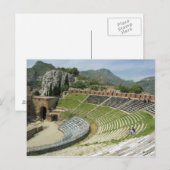 Europa, Italië, Sicilië, Taormina. 3e eeuw Briefkaart (Voorkant / Achterkant)