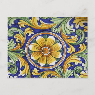 Europa, Italië, Sicilië, Taormina. Traditioneel 4 Briefkaart