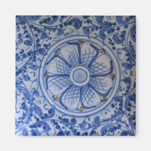 Europa, Italië, Sicilië, Taormina. Traditioneel 5 Magneet