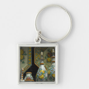 Europa, Italië, Sicilië, Taormina. Traditioneel 7 Sleutelhanger