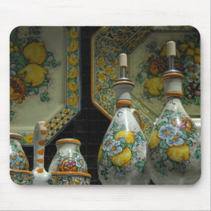 Europa, Italië, Sicilië, Taormina. Traditionele  Muismat