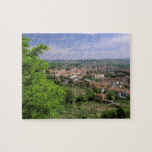 Europa, Italië, Toscane, Certaldo. Middeleeuwse he Legpuzzel