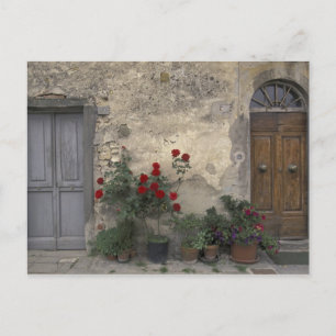 Europa, Italië, Toscane, Chianti, Toscaanse deur; Briefkaart