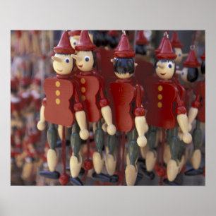 Europa, Italië, Toscane, Collodi Poster