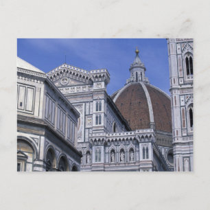 Europa, Italië, Toscane, Florence. Piazza del 2 Briefkaart