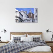 Europa, Italië, Toscane, Florence. Piazza del 2 Canvas Afdruk (Insitu (Slaapkamer))