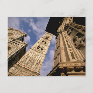 Europa, Italië, Toscane, Florence. Piazza del 3 Briefkaart