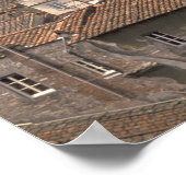 Europa, Italië, Toscane, Lucca, Town panorama Poster (Hoek)