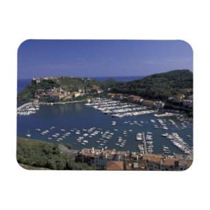 Europa, Italië, Toscane, Porto Ercole, Uitzicht op Magneet