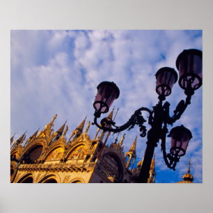 Europa, Italië, Venetië. Byzantijnse Basiliek en Poster