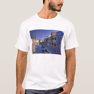 Europa, Italië, Venetië, Murano-eiland, Kleurrijk T-shirt