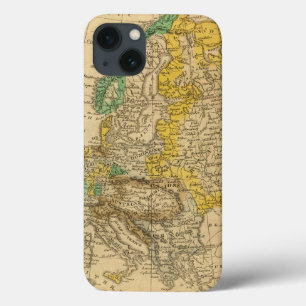 Europa Kaart door Worcester iPhone 13 Hoesje