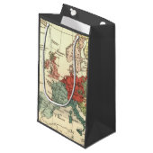 Europa kaart landen Wereld Antiek Klein Cadeauzakje (Voorkant Gekanteld)