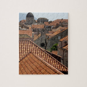 Europa, Kroatië. Middeleeuwse ommuurde stad van 2 Legpuzzel