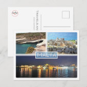 Europa - Malta - Peter d Pool - Mnajdra - Briefkaart (Voorkant / Achterkant)