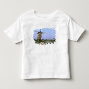 Europa, Nederland, Zuid Holland, Kinderdijk. 2 Kinder Shirts