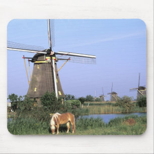 Europa, Nederland, Zuid Holland, Kinderdijk. 2 Muismat