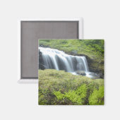 Europa, Noorwegen. Waterval. Magneet (Voorkant / Achterkant)