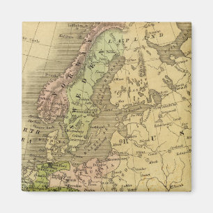 Europa Olney-kaart Magneet