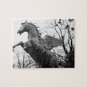 Europa, Oostenrijk, Salzburg. Beeld van gevleugeld Legpuzzel