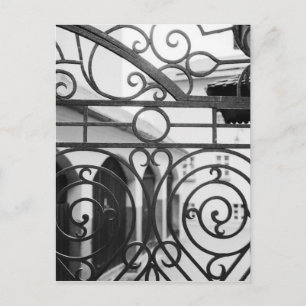 Europa, Oostenrijk, Salzburg. Detail van de metaal Briefkaart