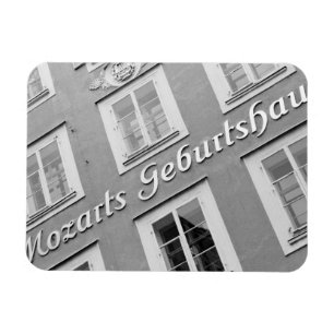 Europa, Oostenrijk, Salzburg. Mozart's geboortehui Magneet