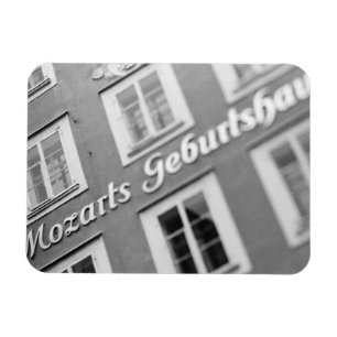 Europa, Oostenrijk, Salzburg. Mozart's geboortehui Magneet
