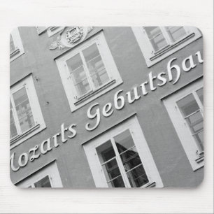 Europa, Oostenrijk, Salzburg. Mozart's geboortehui Muismat