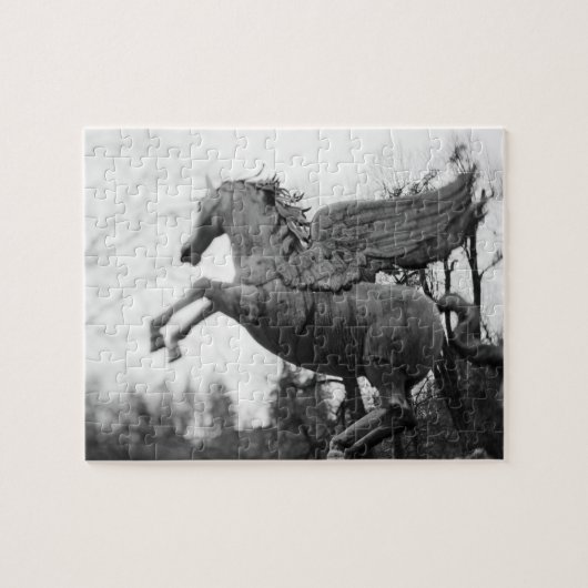 Europa, Oostenrijk, Salzburg. Winged paardenstandb Legpuzzel (Horizontaal)