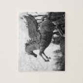 Europa, Oostenrijk, Salzburg. Winged paardenstandb Legpuzzel (Verticaal)