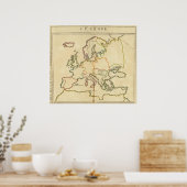 Europa per religie 2 poster (Keuken)