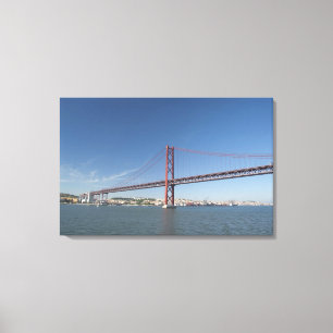 Europa, Portugal, Lissabon (ook bekend als Lissabo Canvas Afdruk