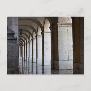 Europa, Portugal, Lissabon. Zuilen van de Arcade Briefkaart