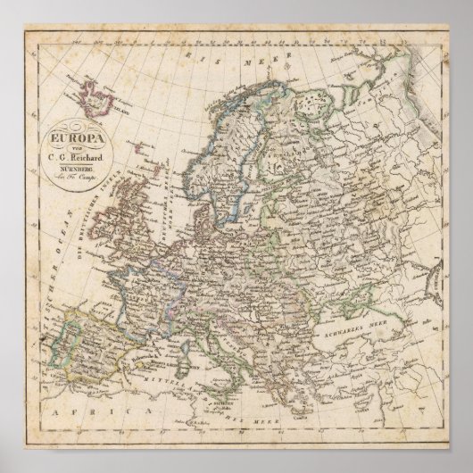 Europa Poster (Voorkant)