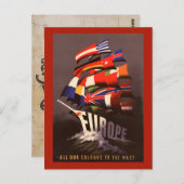  Europa Reizen per Briefkaart (Voorkant / Achterkant)