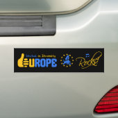 Europa Rocks! bumpersticker (Op auto)