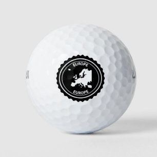 Europa rubberstempel golfballen