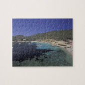 Europa, Spanje, Balearen, Ibiza, Cala Salada. Legpuzzel (Horizontaal)